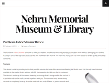 Tablet Screenshot of nehrumemorial.org